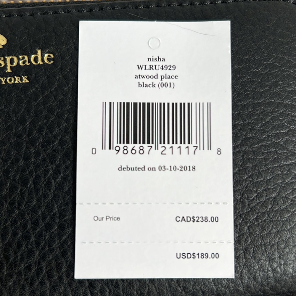 Black kate spade wallet - Picture 9 of 9